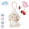 Nici Frischi Schaf Kirsche, Mit Loop, Ca 8cm -Klassischer Plüschtierladen 029203 600x600