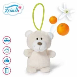 Nici Frischi Bär Orange, Mit Loop, Ca 8cm