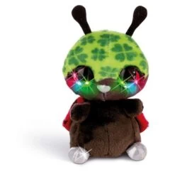 NICI 42476 - Nicidoos Flashies - Ladybird Marienkäfer Luckymacky, 12 Cm