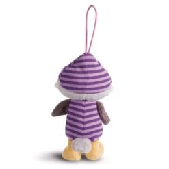 NICI 43969 - Schlafmützen - Anhänger - Eule Olafina Mit Loop, 14cm -Klassischer Plüschtierladen 4012390439694 2 600x600