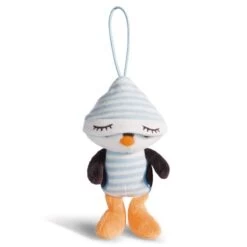 NICI 43972 - Schlafmützen - Anhänger - Pinguin Koosy Mit Loop, 14cm -Klassischer Plüschtierladen 4012390439724 1 600x600