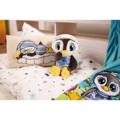 NICI 48521 - Kuscheltier Schlafmützen - Pinguin Pingulini, 38cm -Klassischer Plüschtierladen 4012390485219 2 600x600
