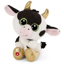 Klassischer Plüschtierladen 23 NICI - Glubschis Farm Edition - Glubschis Schlenker Kuh Moolon 15cm