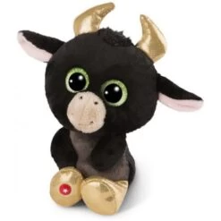 Klassischer Plüschtierladen 17 NICI - Glubschis Farm Edition - Glubschis Schlenker Stier Bubalu 15cm