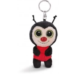 NICI - Glubschis - Schlenker Marienkäfer Lily May 9cm Schlüsselanhänger -Klassischer Plüschtierladen nici glubschis schlenker marienkafer lily may 9cm schlusselanhanger 1