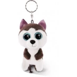 NICI - Glubschis - Schlüsselanhänger Schlenker Husky Barkley 9cm -Klassischer Plüschtierladen nici glubschis schlusselanhanger schlenker husky barkley 9cm 1