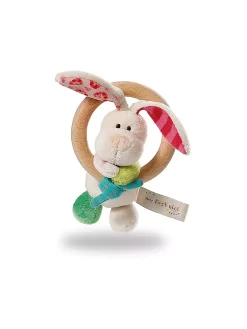 NICI, Holzgreifling Hase Tilli Mit Glocke