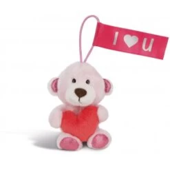 NICI - Love Classic - Love Bären 11cm Mit Loop, 4 Des. -Klassischer Plüschtierladen nici love classic love baren 11cm mit loop 4 des 1