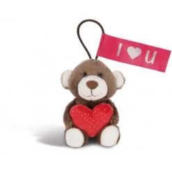 NICI - Love Classic - Love Bären 11cm Mit Loop, 4 Des. -Klassischer Plüschtierladen nici love classic love baren 11cm mit loop 4 des 2