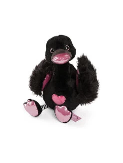 NICI, Plüschtier - Love Schwan Schwarz 25cm