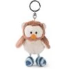 NICI - The Owlsons - Schlüsselanhänger Eule Oscar 10cm Mit Gelenk, Kopf Drehbar -Klassischer Plüschtierladen nici the owlsons schlusselanhanger eule oscar 10cm mit gelenk kopf drehbar