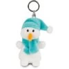 NICI - Winter Glamour - Schneemann Woddel 10cm BB Schlüsselanhänger -Klassischer Plüschtierladen nici winter glamour schneemann woddel 10cm bb schlusselanhanger